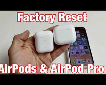 How To Reset Airpods